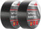 POPPSTAR 2x Ruban isolant universel auto-fusionnant (ruban d'étanchéité, auto-soudage), LxWxH 10m x 38mm x 0,76mm, noir