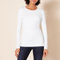 Amazon Essentials Women's Regular-Fit Long-Sleeve Crewneck T-Shirt (Available in Plus Size), White, XXL