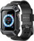 SupCase Funda para iWatch Series SE/6/5/4 44 mm [UB Pro] Bandas de Correa Compatible con Apple Watch 44mm Series 4 / 5 / 6 / SE - Negro​
