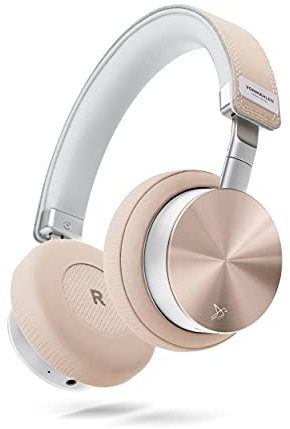 VONMÄHLEN - Wireless Concert One Bluetooth Kopfhörer On-Ear – Design Kabellose Kopfhörer mit Reise-Case, Micro-USB, Aux Kabel, Kabelmanagement (Rose Gold), 40mm