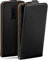 moex Flip Case für Xiaomi Mi 9T / Mi 9T Pro Hülle klappbar mit 360 Grad Schutz, Handyhülle mit Displayschutz, PU Leder Handytasche Lederhülle, Flip Case Cover Klapphülle, Schwarz