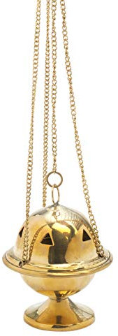 MaMeMi Mess.Weihrauchfass Höhe 10 cm