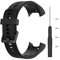 Huabao Armband Kompatibel mit Garmin vivosmart HR,Verstellbares Silikon Sport Strap Ersatzband für Garmin vivosmart HR Smart Watch (Schwarz)