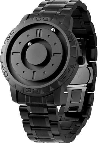 EUTOUR Magnetic Men's Watch Bracelet Watch Minimalist Unisex Swiss Quartz Wrist Watch Stainless Steel Bracelet 40mm