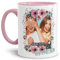 Keramik Tasse - Beste Freundin - mit Foto selbst gestalten - Geschenk für die beste Freundin, Geburtstag, Weihnachten I Personalisiert, Rosa, 300 ml