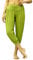 Lofbaz Yoga Hose für Damen Umstandspyjamas Jogginghose Lounge Harem Boho Jogger Damen Tanzen Genie Indische Kleidung Solid Lindgrün (Capri) S