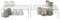 simplywire - Organisateurs de placard de cuisine - Lot de 2 étagères de rangement - Chrome