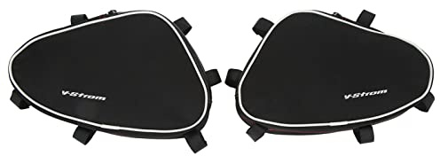 Fydun Crash Bar Tool Bag, 2Pcs Bumper Frame Crash Bars Bags, Bumper Frame Tool Storage for V-Strom DL650/1000
