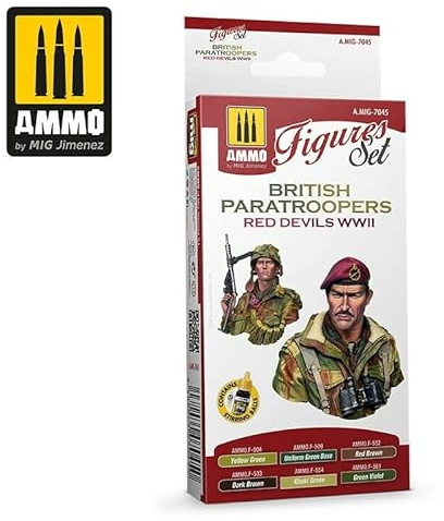 Ammo Mig AMIG7045 British Paratroopers Red Devils WWII Figures Set