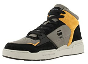 G-star Raw Herren Attacc MID BLK M Sneaker, Black, 41 EU