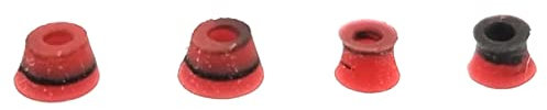 SPITBOARDS Fingerboard Swirl Bushings Duro Series 78A Red-Black