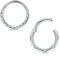 AceFun 2Stk Cartilage Tragus Helix Ohrringe Piercing 16G Lippenringe Labret Studs Nasenring Silber Piercing Schmuck 10mm