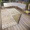 Hanse Home Northrugs Biri In- & Outdoor Wendeteppich - Flachgewebe, Boho Design, ÖKO-TEX, Wetterfest & UV-beständig für Balkon, Terrasse, Garten - Ocker, 80x150cm