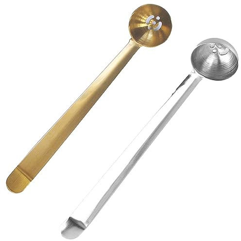 Generic 2 Pack Long Handle Slotted Spoon, Stainless Steel, Olive Strainer Spoon, Modern Design, Dishwasher Safe