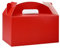 HUAPRINT Red Treat Boxes - Large Gable Boxes, 30 Pack, 24x12.7x12.7cm - Perfect for Birthday Parties, Baby Showers, Weddings & Christmas
