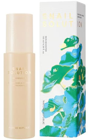 NATURE REPUBLIC SNAIL SOLUTION TONER || SKIN BOOSTER mit Schneckenschleimextrakt und Hyaluronsäure Feuchtigkeitspflege, KOREAN SKINCARE