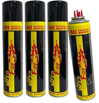 Butan Nachfüllgas für | Flambierbrenner, Küchenbrenner und Bunsenbrenner | 100% Reinheit | Nachfüllen Gas (4)