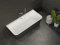 SPALINA Baignoire Semi-îlot Murale Mint Noire Mate 170, 170x81cm, by