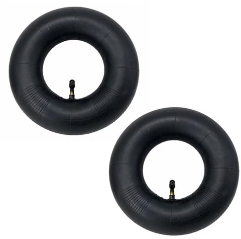 2 Indivual, 4.10/3.50-4 Wheelbarrow Inner Tube, Replacement Inner Tube, Angle Valve, Suitable for Lawn Mower, Wheelbarrow