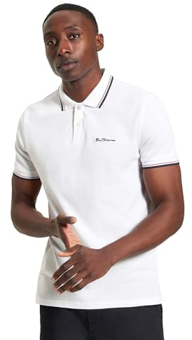 Ben Sherman Herren-Poloshirt, kurzärmelig, Normale Passform