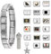Greenyre 20PCS Italian Charm Bracelet set,18 zusätzlich Italian Charms mit Öffnungswerkzeugen,9mm DIY Module Italian Charm Bracelet Charms,Italian Style Charms für Damen