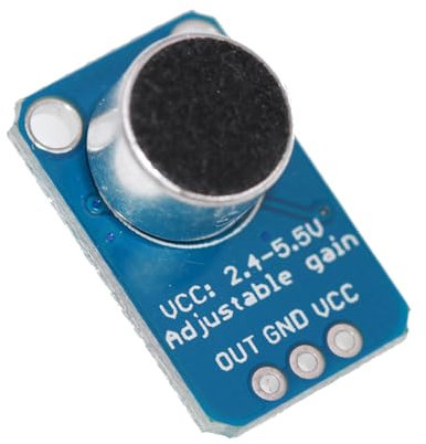 Module d'amplificateur de Microphone à électret, Module de Préamplificateur d'ampli Audio Haute fidélité MAX4466 avec Technologie de Transmission du Son pour l'enregistrement