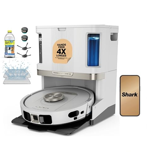 Shark PowerDetect 2-in-1 Robot Vacuum & Mop, White, AV2800ZE