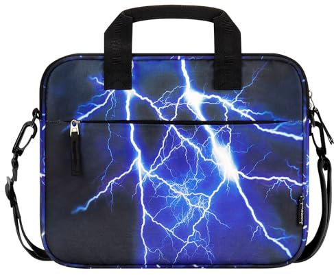 Choco Mocha 12.5 Zoll Kinder Tablet Tasche, Tablet Tasche Hülle für Fire HD 10 8, Fire 10 8 iPad, Kids Tablet Bag, Thunder-Blau