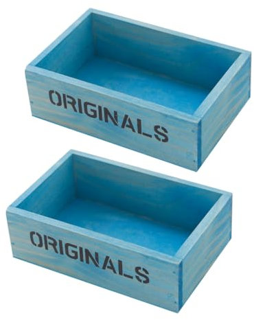 Happyyami Organizador De Escritorio Cajón De Madera Soporte De Suculentas Maceta Retro Contenedor De Flores Jardinera