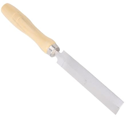 Diamond Rhombic File, Wooden Handle Diamond Coated File, Diamond Hand Saw File, Diamond File Saw Metal Glass Grinding Woodworking Garden Tool (5 inches (125mm))