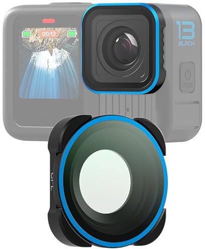 Honbobo Filter für GoPro Hero 13 Black, UV/CPL/ND Filter Wasserdicht Linsen Filter für GoPro Hero 13/12/11/11mini/10/9 Black (Adjustable CPL)