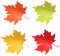 4 Pcs Colorful Maple Leaves Door Stopper, Cute Leaf Door Stops for Home Kitchen Garden Office, Keep Your Kids Safe from Slamming Door