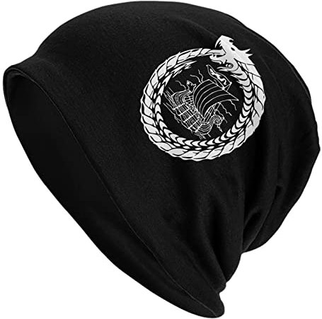 Beanie Mütze Odin, Wikingergeschichten, Wikingerschiffe, Nordmänner Strickmütze Unisex Weich Für Alle Jahreszeiten Running Camping