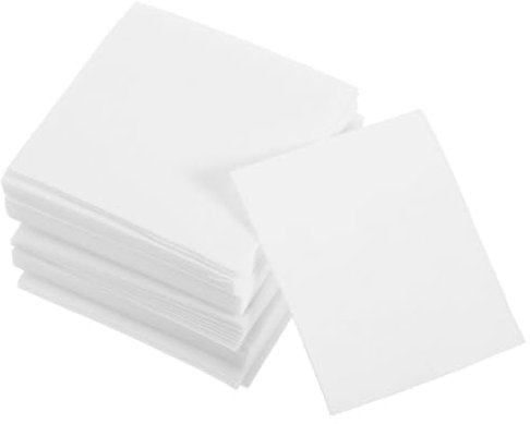 OSALADI 50pcs Ceramic Fiber Kiln Paper Fireproof Insulation for Pottery Oven Microwave Kiln DIY Glass Fusing Supplies