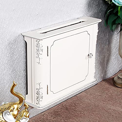 HGBYUCT Router Storage Box WiFi Router Box,WiFi Box,Internet Box,Wall Set-top Box,WiFi Router Organize Box,Patch Panel,Storage Shelf Cord Cover Container Management,Floating Wall Shelf