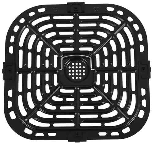 NIZEAMI Air Fryer Grill Plate for Instants Plus 6QT Air Fryers, Upgraded Square Grill Pan Tray Spare Parts Accessories