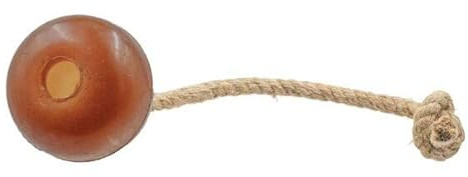 Sotnos Earth Aware 100% Natural Tug & Throw Dog Toy, – Strong and Flexible Tug Toy for Fetch and Interactive Play, Made with Durable Rubber, Great for Bonding and Daily Dog Exercise- 37cm