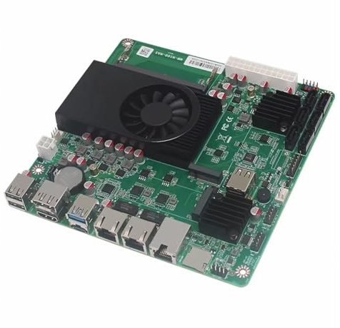 CYMINILMDPC 6-Bay Core N150 NAS Motherboard,1 * 10G,2*i226-V 2.5G,No Ram No Storage,6*SATA3.0,2*NVMe,Soft Router Firewall ITX Mainboard