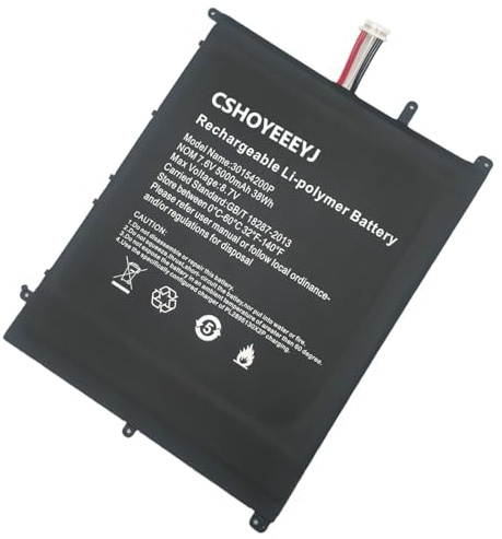Batterie d'ordinateur portable 28140168 30154200P pour Teclast F7 PRO F7 Plus F15S F15 Bmax Y13 S13 F7 32105113X2-I1502HG 7.6V 5000mAh 38W 7.6V 5000mAh 38Wh