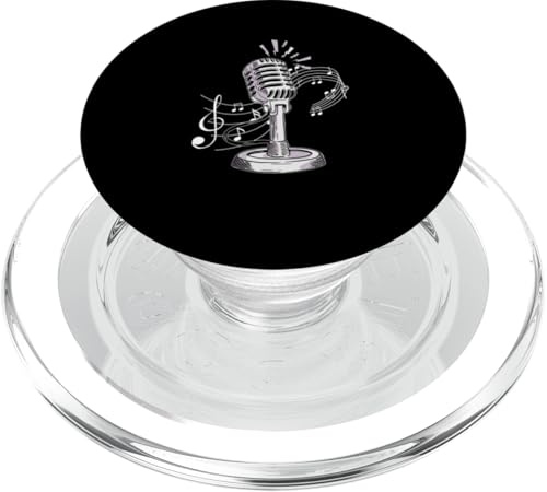 Microphone | Singing Music | Karaoke Singer PopSockets PopGrip for MagSafe