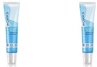 2 x Skin so soft - soft and smooth facial hair removal cream - Sensitive Skin with meadowfoam - 2x15ml