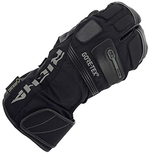 Richa Nordic 3-Finger Gore-Tex waterproof Motorcycle Gloves, black, S