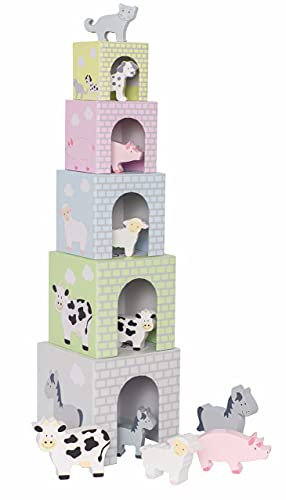 JaBaDaBaDo Stacking Cubes - Tier (JA-C2504)