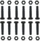 Cancanle 12 Packung Scherstifte und Muttern für MTD Cub Cadet Troy-Bilt Schneefräse 710-0890 710-0890A 910-0890A, Länge 4,35 cm