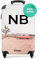 NoBoringSuitcases.com® Koffer personalisiert, Koffer Handgepäck 55x40x20 - Handgepäck Koffer Klein mit Rollen, Trolley Koffer - Auto in der Wüste - Leicht - Koffer mit Namen Initialen