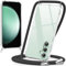 caslord Handyband kompatibel mit Samsung Galaxy S23 FE, Necklace Handyhülle mit Band Transparent Schutzhülle, Handyhülle für zum Umhängen [Stoßfest] [Kameraschutz] [Längenverstellbar] Schwarz