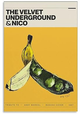 The Velvet Underground & Nico Leinwand-Poster, Schlafzimmer, Dekoration, Landschaft, Büro, Valentinstag, Geburtstag, Geschenk, ungerahmt, 30 x 45 cm