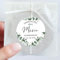 Mimi und Anton KONFIRMATION DANKESCHÖN Aufkleber personalisiert mit deinem Wunschnamen | 12x Sticker rund 5 cm | Vielen Dank Konfirmation Deko Sticker | Eukalyptus Greenery