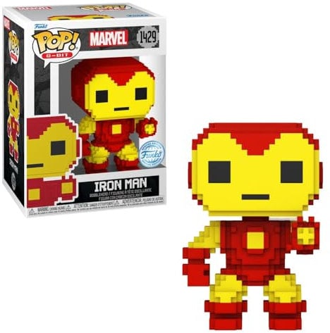 Funko Pop! Marvel: 8-Bit - Iron Man - Marvel Comics - Collectable Vinyl Figure - Gift Idea - Official Merchandise - Toys for Kids & Adults - Comic Books Fans - Model Figure for Collectors and Display