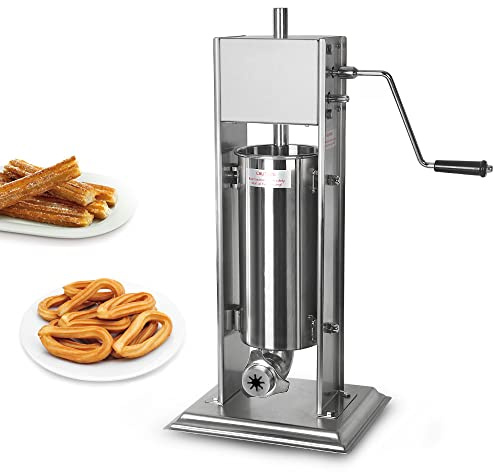 Manuell kommersiell vertikal Churros Maker Donut-maskin (5 l kapacitet)